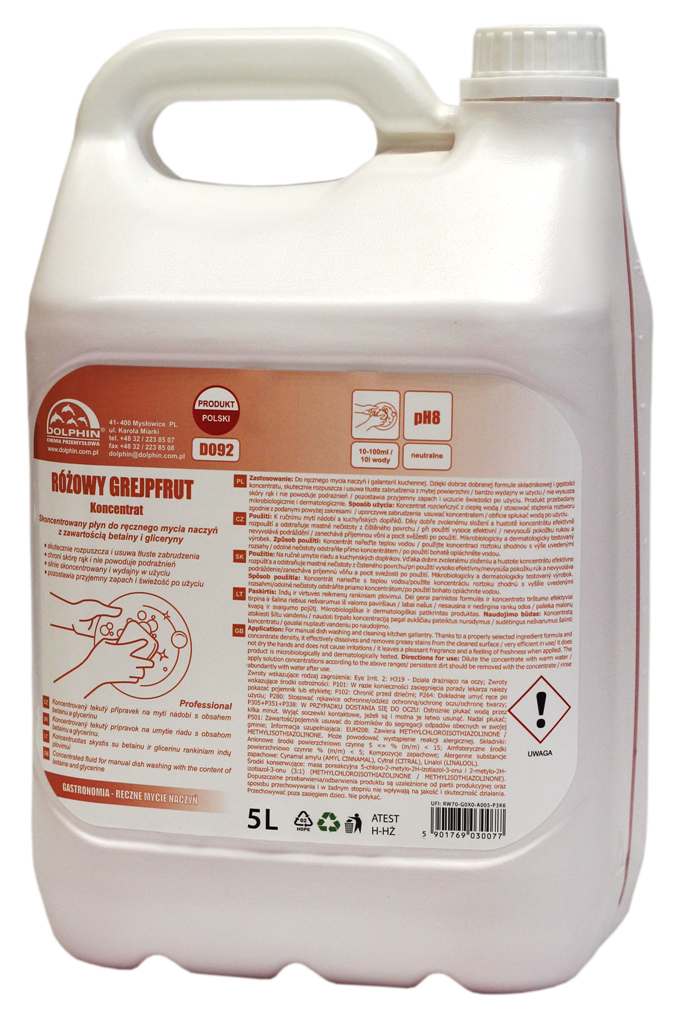 DISH Grapefruit / RÓŻOWY GREJPFRUT 5L