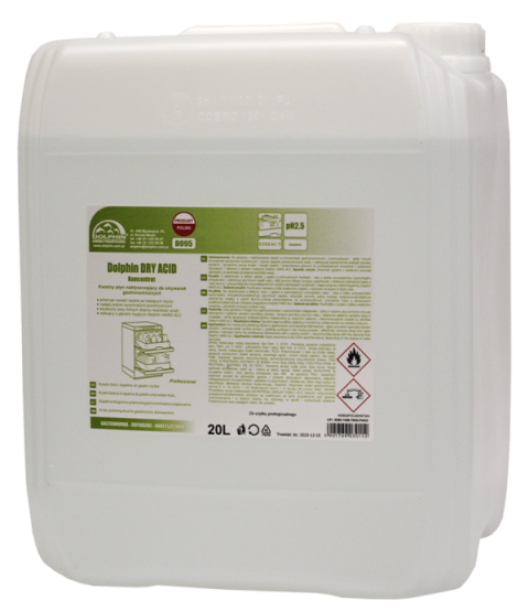 DRY Acid - nabłyszczacz do zmywarek 20l.