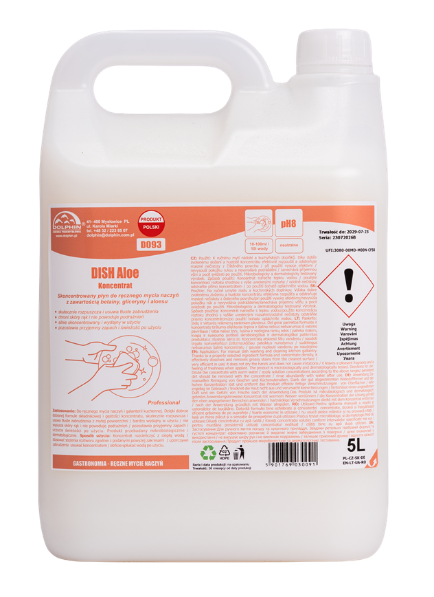 DISH Aloe / BALSAMICZNY ALOES 5L