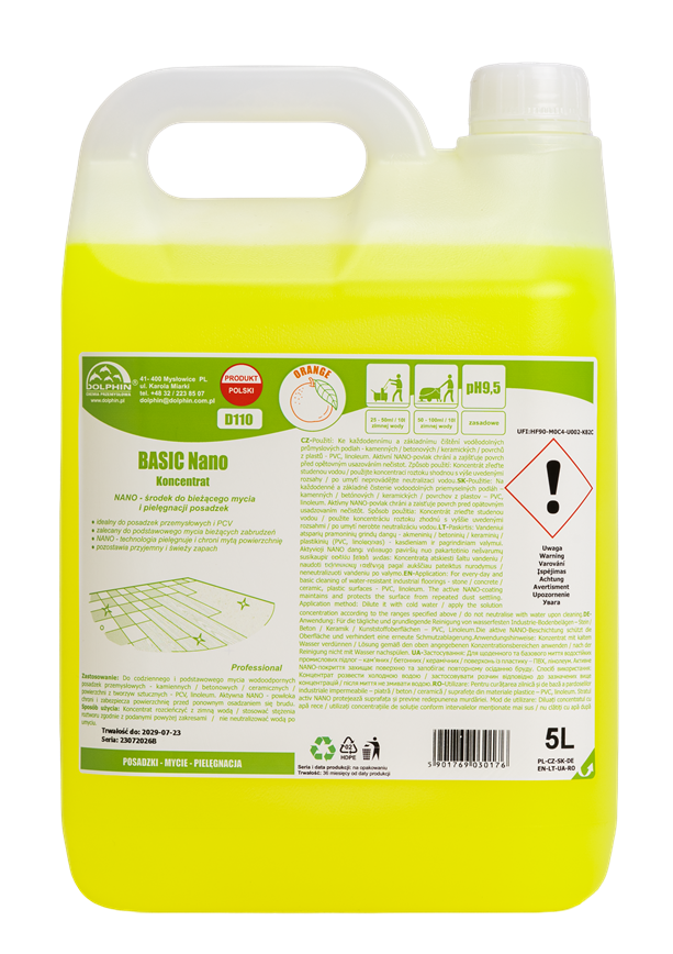 DOLPHIN BASIC 5l. orange