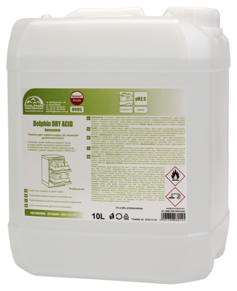 DRY Acid - nabłyszczacz do zmywarek 10l.
