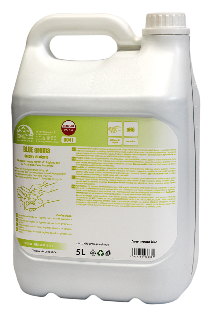 MYDŁO W PŁYNIE BLUE AROMA 5L.